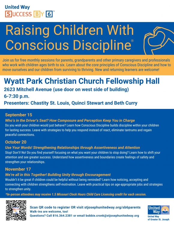 Fall Conscious Discipline Sessions