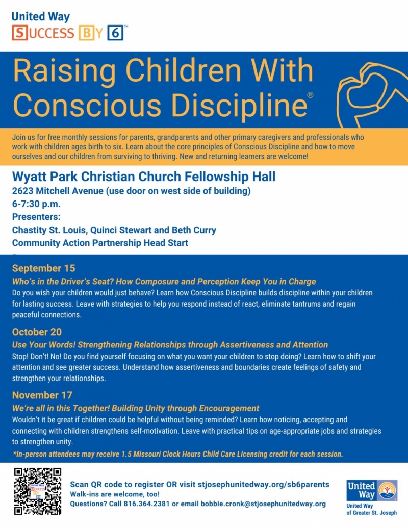 Fall Conscious Discipline Sessions