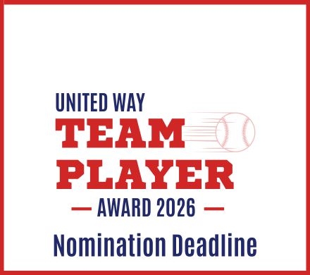 United Way TEAM PLAYER Award 2026 Nomination Deadline