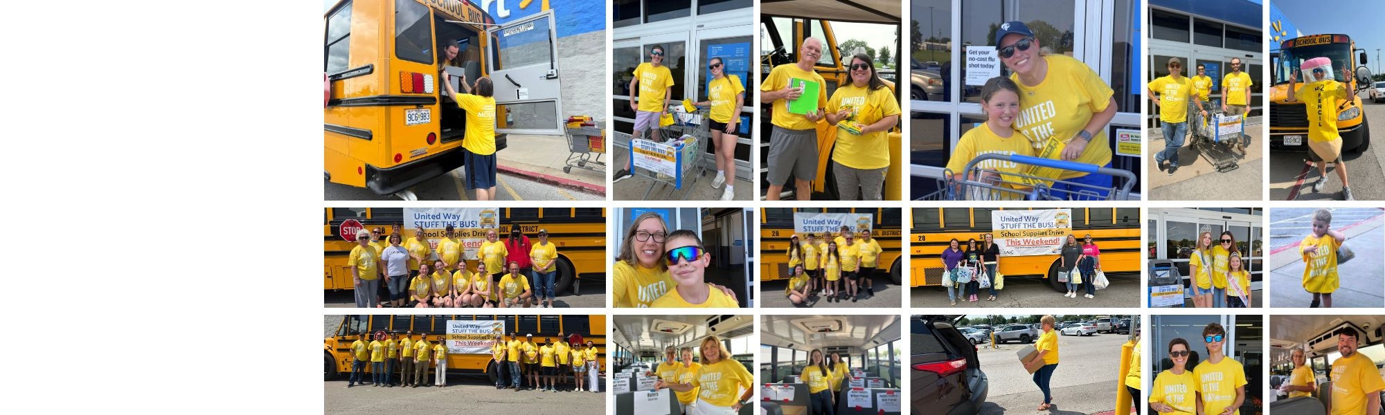 THANK YOU FOR HELPING STUFF THE BUS!